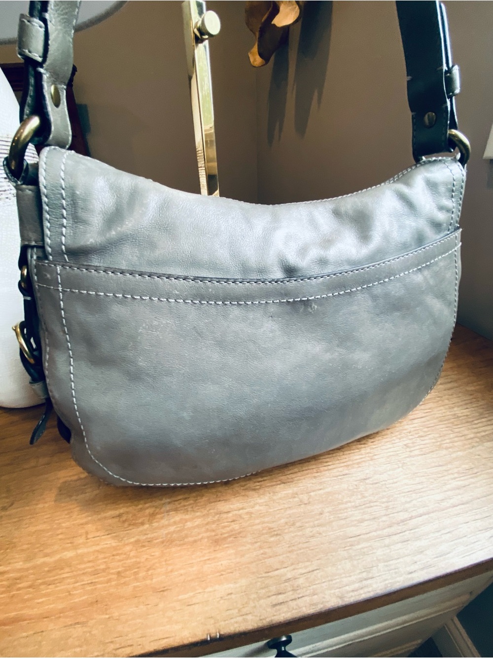 Coach Legacy Garcia Satchel Green/Gray - Picture 7 of 17